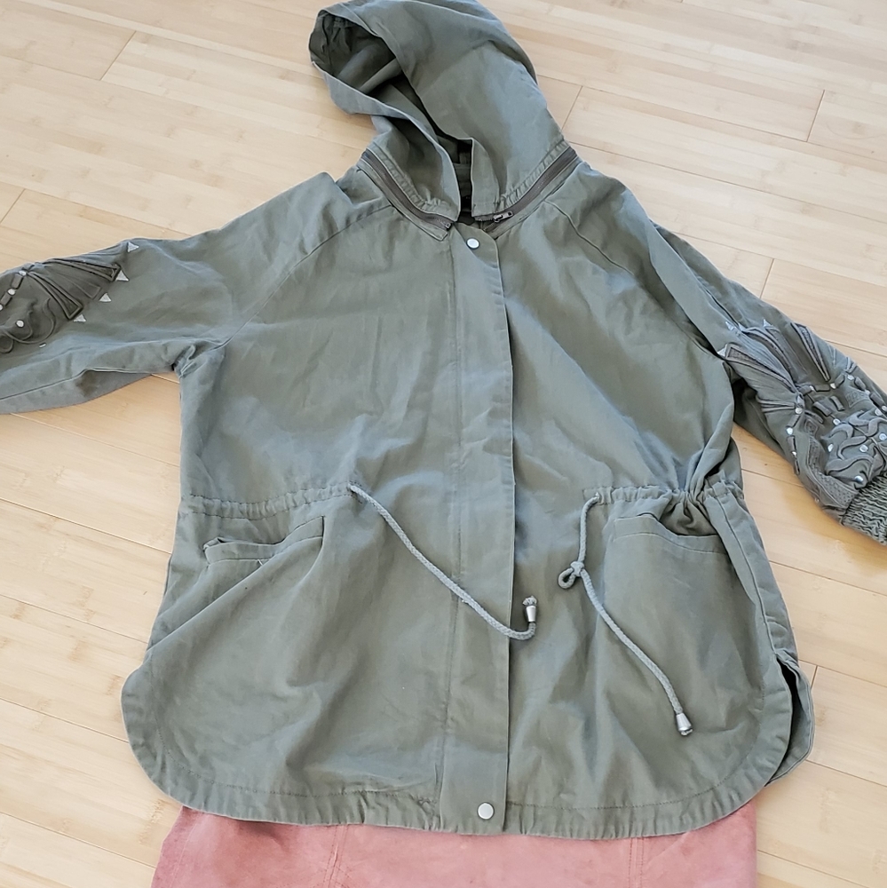 3/4 sleeves anorak